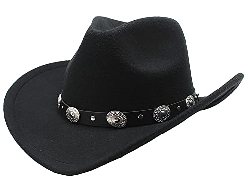 Izus Western Outback Felt Cowboy Hat For Women Cowgirls Fedora Gus Hat Rodeo 22 Inch-22.75 Inch Fit For M/L thumb #8