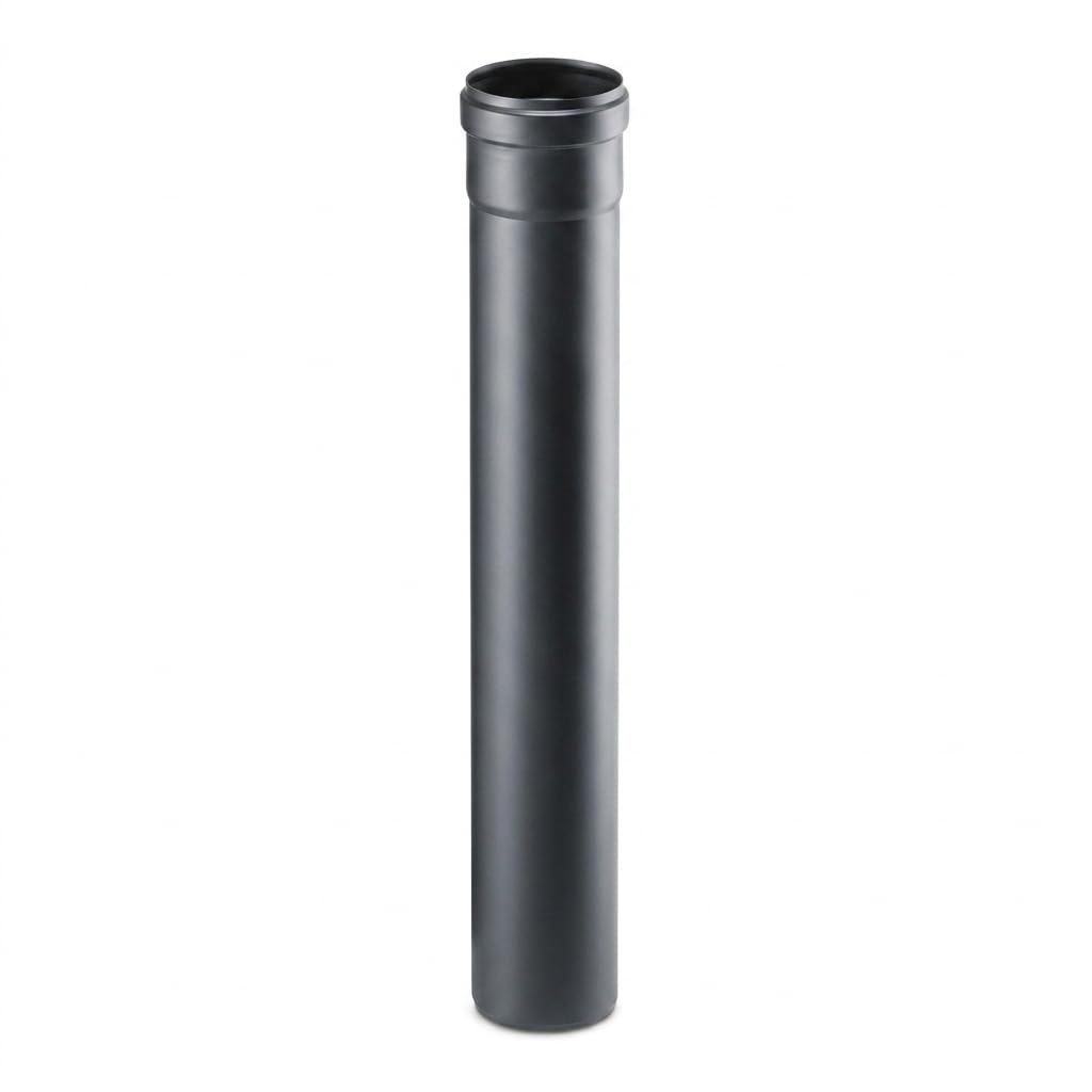 MAKA Tubo 1000 mm Canna Fumaria Pellet Nero Ø 100 mm