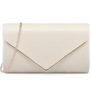 TINDTOP Clutch Purses for Women, PU Leather Formal Evening Bags Shoulder Party Handbags Wedding Cocktail Prom Clutches