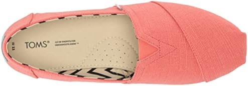 TOMS Women's Alpargata Loafer Flat, Peach, 8 | Image 4