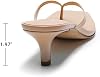 Sandalias de tacón kitten con diseño de chancla para mujer 5