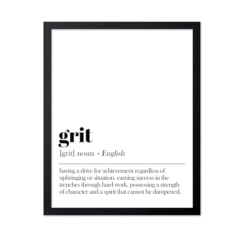 Poster Master Typography Poster - Retro Dictionary Print - Grit