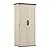 Suncast BMS1250 Vertical Shed with Floor - Vanilla
