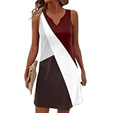 Dresses for Women Vestidos Bonitos para Mujer Juvenil Trajes De Baño Elegantes Hawaiian Country Prom Graduation Dress Cute Sundresses Outfits Mom Shirt Dress Formal to Wear with Boots b Wine,S