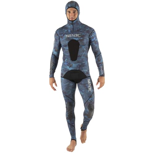 Seac Blue Moon Rashguard 2 Piece Suit for Men - Medium
