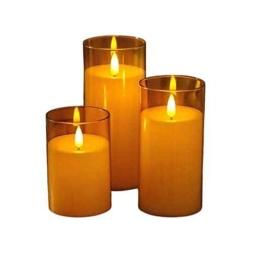 3 Pcs LED Tea Light Candles – Flameless, Smokeless, Unscented | Perfect for Home Decor, Gifting, Balcony, Festival & Diwali/Navratri Decorations