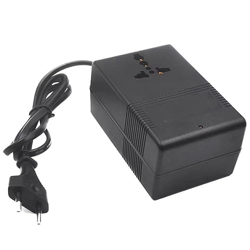 Nihcora Transformador Convertidor de Voltaje de 200W Reductor 220V una 110V AC Reductor Convertidor de Voltaje de Viaje Convertidor Enchufe de la UE