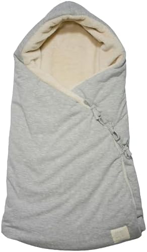 Saco de Dormir Tipo Camapazo de Algodón Gris y Forro Interno de P...