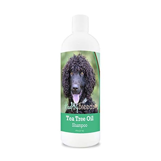 Healthy Breeds Irish Water Spaniel Tea Tree Oil Shampoo – Formulated for Dry, Irritated Skin – Reduce Dandruff – Wintergreen Scent – 8 oz