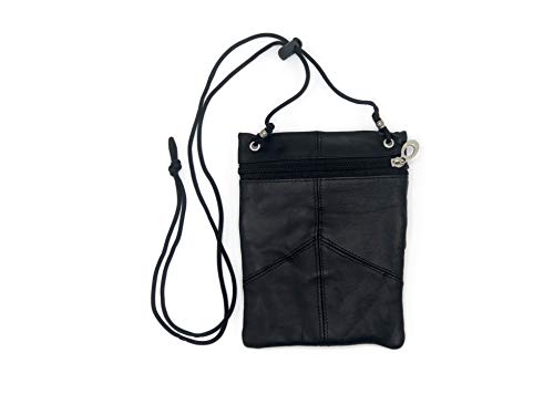 Goson Leather Purse Organizer Shoulder Bag 4 Pocket Micro Handbag Travel Wallet2