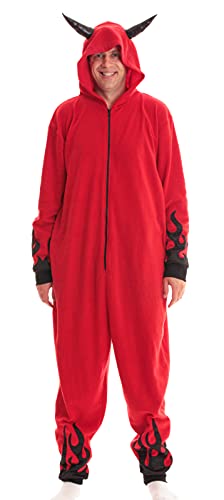 Just Love Adult Onesie/Onesies/Pajamas for Men,Devilish