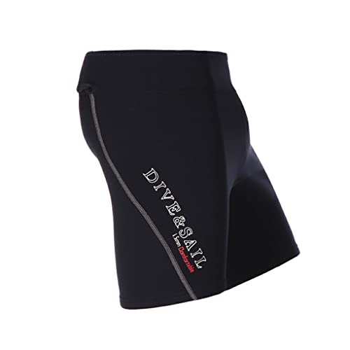 Guangcailun Pantalones de traje de neopreno de 1,5 MM, bañadores de buceo, mallas de buceo, macho gris, XXL