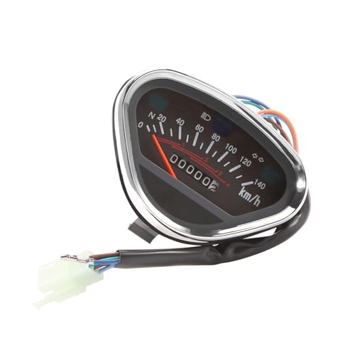 Compteur vitesse kilométrique moto rétroéclairé pour tableau de bord lisible