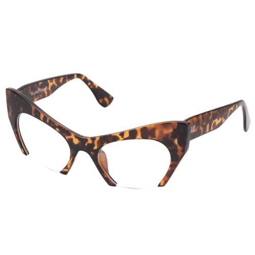 KISS NIKITA Women’s Eyeglasses – Elegant & Feminine Cat Eye Design for a Sophisticated Look – Lightweight & Durable Frame – Clear UV Protective Lenses for Comfort & Retro Modern Style