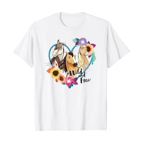 DreamWorks Spirit Riding Free Wild and Free T-Shirt Cover