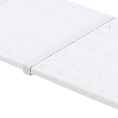 Étagère réglable pour placard extensible 47-68 cm et sans perforation