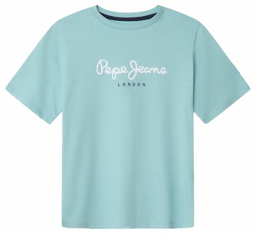 Pepe Jeans New Art t-shirt para crianças, Azul (azul Jetty), 14 anos
