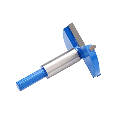 1-1/4" Forstner Drill Bit,Hex Shank Carbide Tipped Wood Drilling Wood Tool Punching Bit(32mm), Blue - Image 3