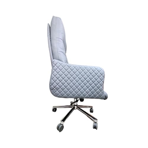 Image of Lakdi The Furniture Co High Back Faux Leather Comfortable Executive Chair and Revolving Chair | Director and Executive Chair | Metal Base (111013163 Grey)