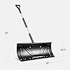 Best Choice Products 24in Galvanized Steel Blade Heavy-Duty Snow Pusher, Hand Plow for Snow Removal, Ergonomic Handle, Easy Storage - Black #1