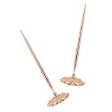 Amosfun 2stücke Multifunktionale Kugelschreiber Metall Business-stifte Roségold Für Unterschriften Bürobedarf Und Bankdienstleistungen Hochwertige Schreibgeräte Mit Schnelltrocknender