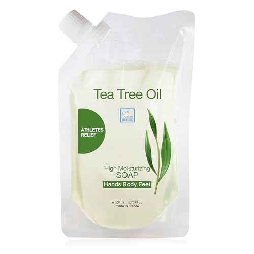 Hand Cleansing Gel Tea Tree Body Wash Tea Tree Face Oily Skin & Acne Removal Shower Gel Bath Soap Shampoo Feet Nail Treatment Hand Wash 7.59 Fl oz 250 ml