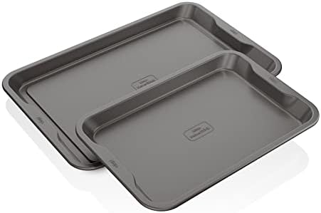 Ninja B30017 Foodi NeverStick Premium 11 inch x 17 inch Baking Sheet, Nonstick, Oven Safe up to 500⁰F, Dishwasher Safe, Grey - Thumbnail 5