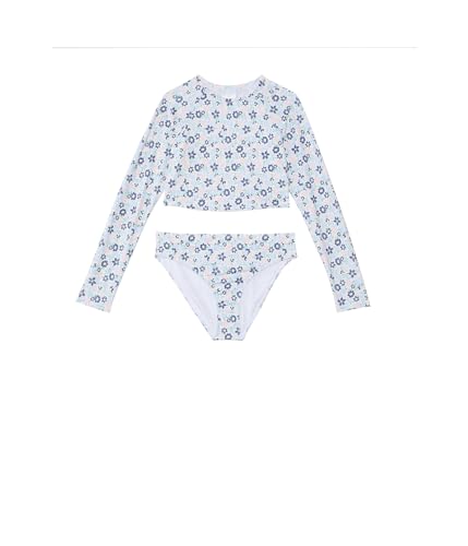Image of Roxy Girls' Dreamer Crop Top Long Sleeve Swim Set