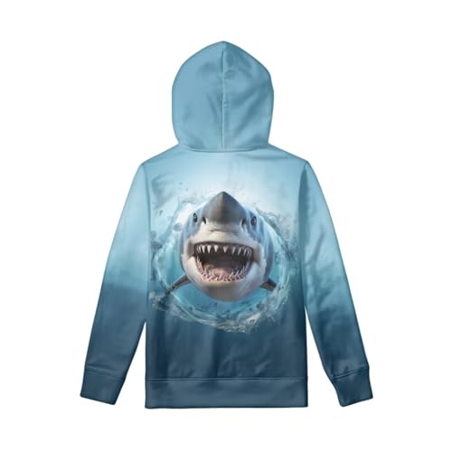 Xhuibop Kids Hoodies for Boys Girls Hoodie Sweatshirts with Drawstring Pullover Hooded 6-16 Size3