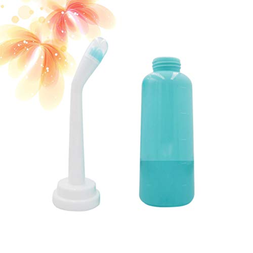 Milisten Limpador de Vagina PortÃ¡til ReutilizÃ¡vel PeÃ§as Privadas Irrigador BidÃ© Garrafa de Cuida