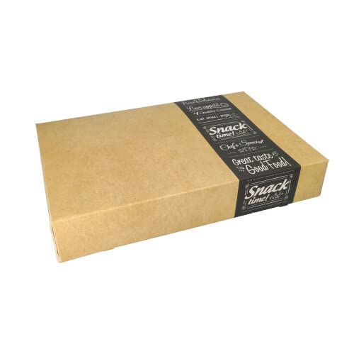 PAPSTAR 10 Transport- und Catering-Kartons Pure eckig 8 cm x 31,3 cm x 46,4 cm Good Food mittel