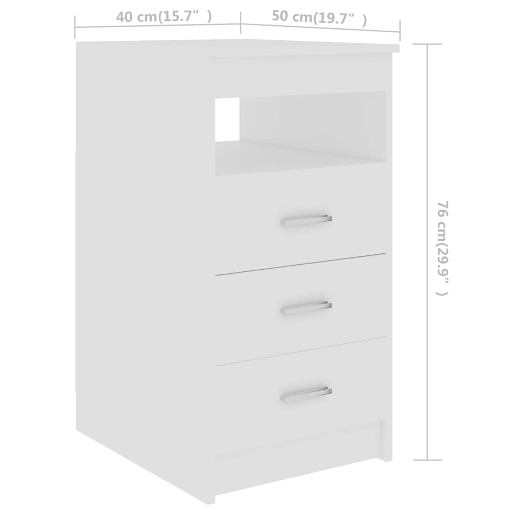Weißer Schreibtisch aus Holzwerkstoff 140x50x76 cm mit 3 Schubladen und Tür, Stauraum für Büro und Homeoffice, kompakt für PC, Laptop, Gaming, ergonomisch für Kinder und Jugendliche