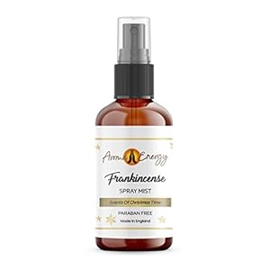 Aroma Energy Christmas Frankincense Fragrance Oil Room Spray – Fragrant Xmas Scented Home Mist Spritz, 10ml