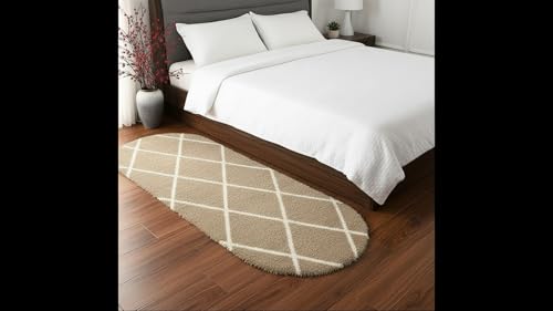 Image of Carpet for Hallway, Kitchen, and Modern Interiors, Cozy Shag Runner for Living Room, Entryway & Office Decor Size 1.5x4 feet PT-5