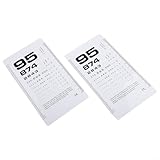 Zuverlässige Sehprüfgeräte für zu Hause bieten einfache Selbstbewertung mit Werkzeugen (digital, 2 Stück)