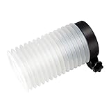  POHOVE Goma Taladro Eléctrico Colector de Polvo Cove R, Escalable Martillo R, Universal Mazo Guardar Taza para Percutor Ash a Prueba Dispositivo Herramienta Eléctrica 15x9.5cm - Blanco, 15x9.5cm