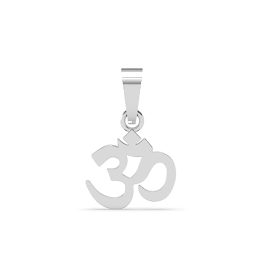 Clara Pure 925 Sterling Silver Religious OM Men Pendant Without chain | Gift for Men & Boys |Religious, Platinum Plated (B0D9KFW9DX) Amazon Price History, Amazon Price Tracker