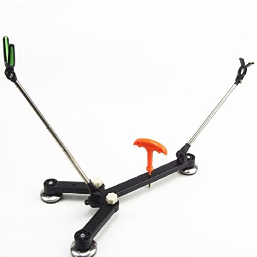 Support Canne a Peche Support de Support de pôle de pêche sur Glace avec Support de Tige de pêche en métal de résistance à la Compression Support de Canne à Pêche