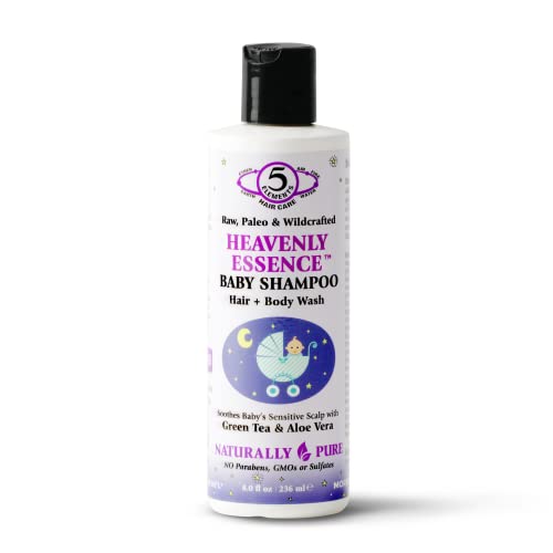 Morrocco Method Int'l Essence Baby Shampoo. All Natural Hair & Body Wash. No Parabens, GMO's or Sulfates. For infants, toddlers and children. 8 oz. (Heavenly Essence)
