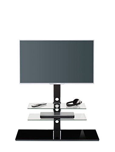 MAJA Möbel TV-Rack, Glas, Schwarzglas, 100,00 x 45,00 x 102,00 cm MAJA Möbel TV-Rack, Glas, Schwarzglas, 100,00 x 45,00 x 102,00 cm