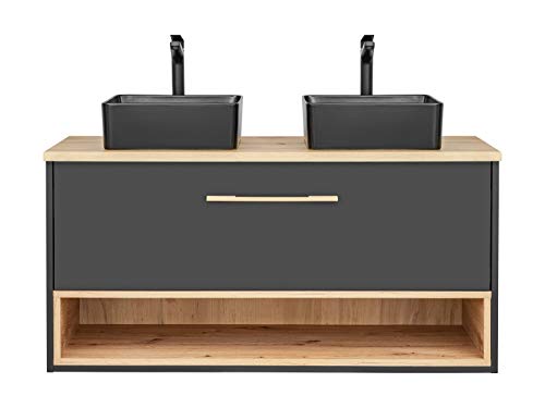 Mueble-de-Lavabo-Borneo-120-cm-Mueble-de-Lavabo-Colgante-Mueble-de-Lavabo-Doble-Mueble-de-bano-Color-RobleGris-Cosmos-con-encimera