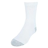 Hanes Boys` EZ-Sort 11-Pack Crew Socks, 421/11, S, White
