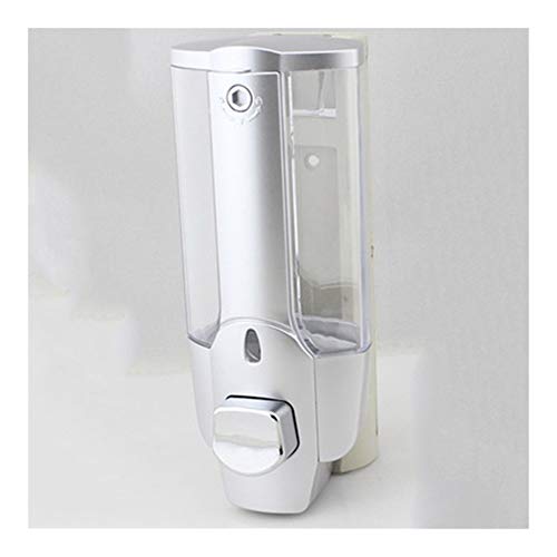 FKJLUN Dispensador de jabón de 350 ml, dispensadores de jabón montados en la pared, dispensador de jabón de champú, dispensador de jabón para baño, ducha, dispensador manual de loción líquida,