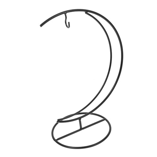 Soporte de terrario de hierro con base estable para colgar globos de cristal 3