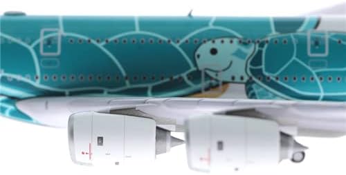Miniatura 7 de JC Wings All Nippon Airways Green Turtle A380-800 JA382A 1400 DIECAST modelo de avión preconstruido
