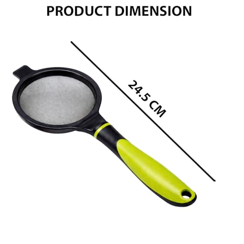 Image of Signamio Tea Strainer Steel Fine Mesh Strainer Stainless Steel Handheld Tea Strainer for Loose Leaf Herbal Infuser Reusable Filter for Cups Mugs Pots Home Kitchen Use
