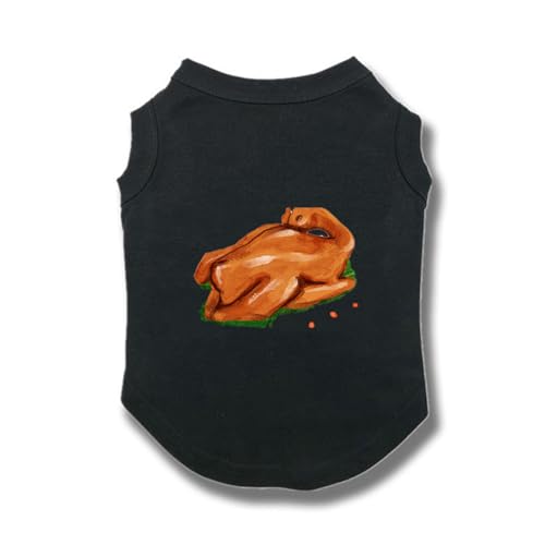 CNJKS 犬服 Tシャツ タンクトップ 防虫 犬 抜け毛 対策 服 夏服 接触冷感 部屋着 猫服 猫用服 猫洋服 柔らかい 通気性 伸縮性 可愛い 仮装 ファッション 小型 中型犬服猫服 ペット服 ブラック 春 3XL 犬服春夏