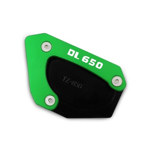 Plaque support béquille V-STROM 650 XT DL650 en aluminium usiné haute précision
