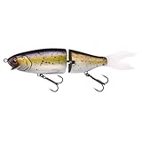 Gamakatsu Luxxe Laughin 170 Big Bait Swimbait - Premium Raubfischköder für Hecht, Barsch & Zander, Trebel 18 Drillinge. Angeln in Seen & Flüssen (American Shad)