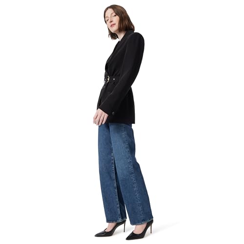 DEE OCLEPPO Women's Everly Double Breasted Belted Wide Blazer Standard4